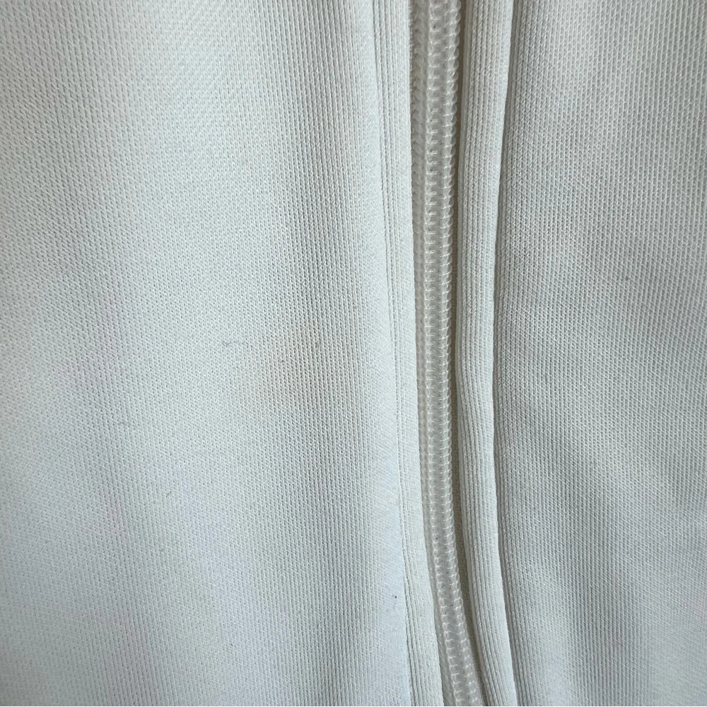 Vince Men's Leche Off White/Sail White Colorblock Full Zip Track Jacket - Picture 5 of 12